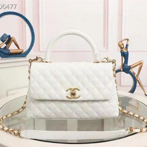 C H A N E L Quilted Small Coco Handle Flap